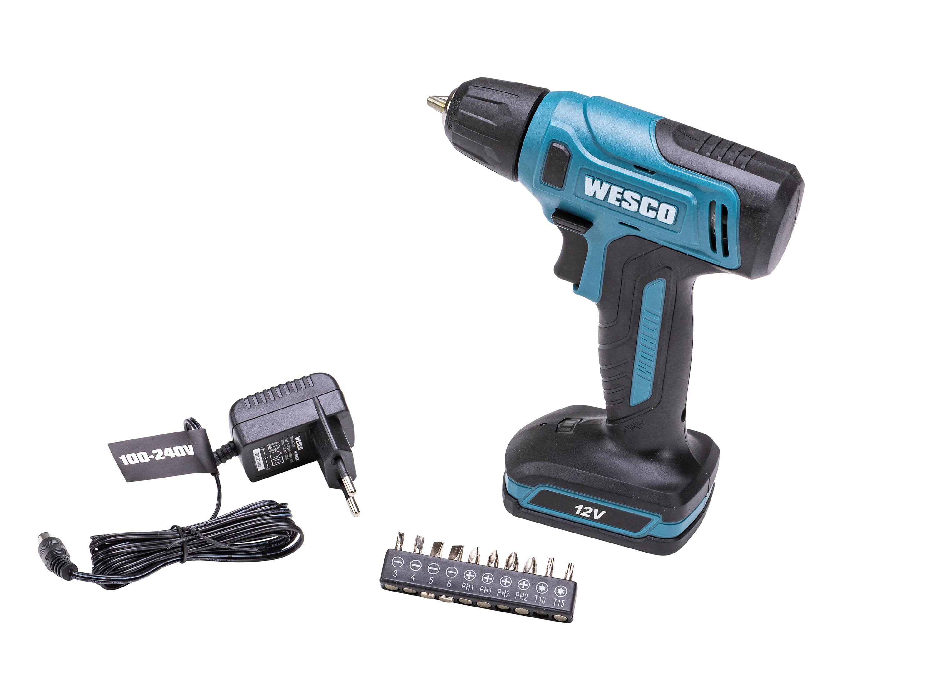 WESCO FURAD/PARAFUSADEIRA WS2550K BATERIA 12V C/KIT