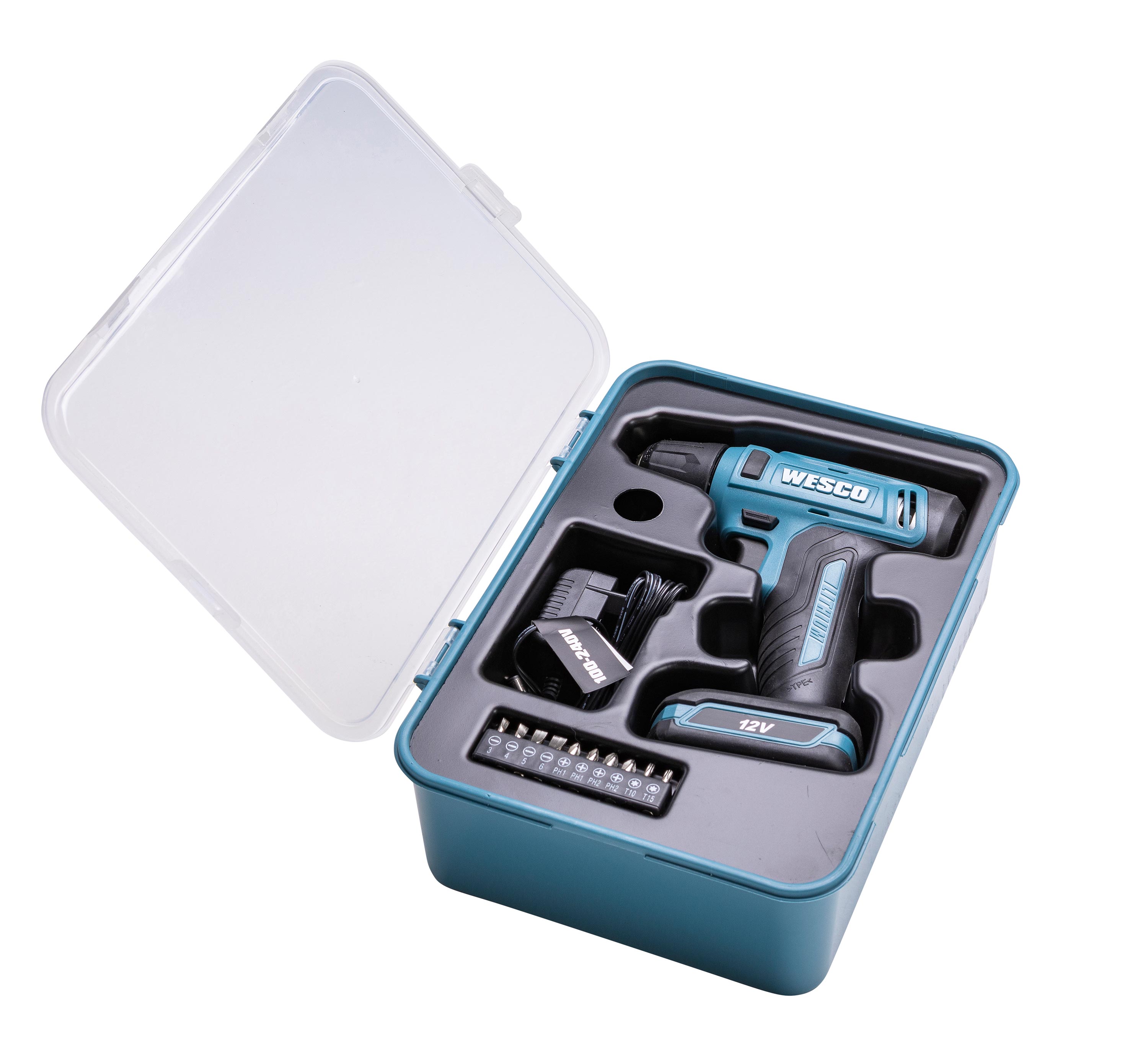 WESCO FURAD/PARAFUSADEIRA WS2550K BATERIA 12V C/KIT