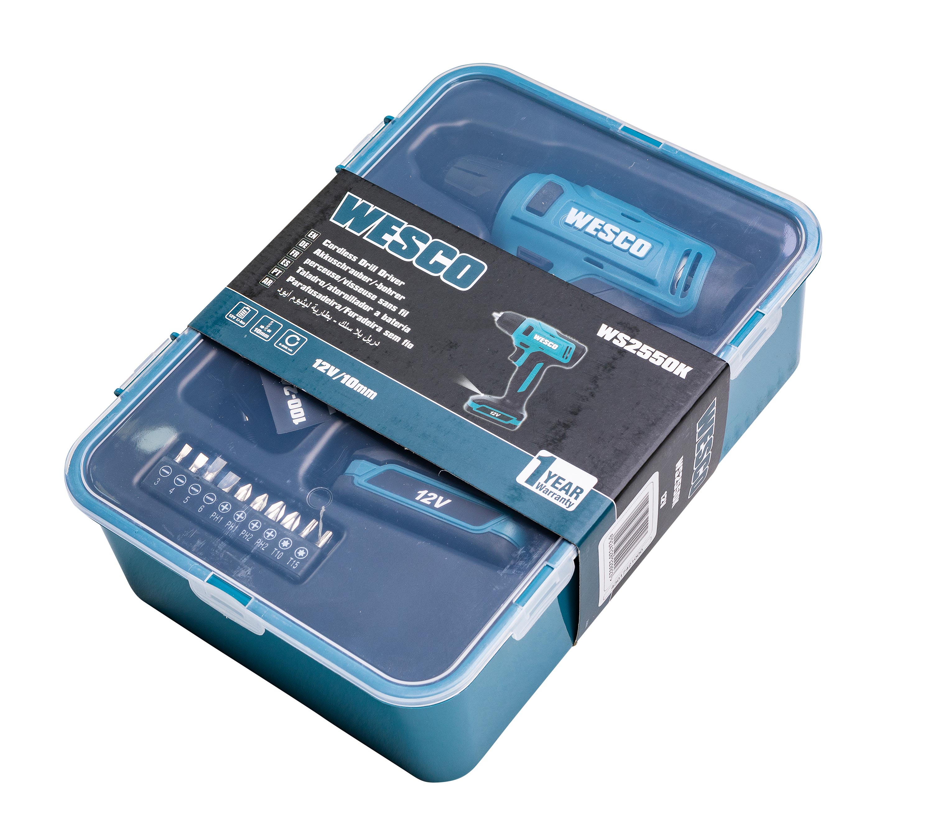 WESCO FURAD/PARAFUSADEIRA WS2550K BATERIA 12V C/KIT