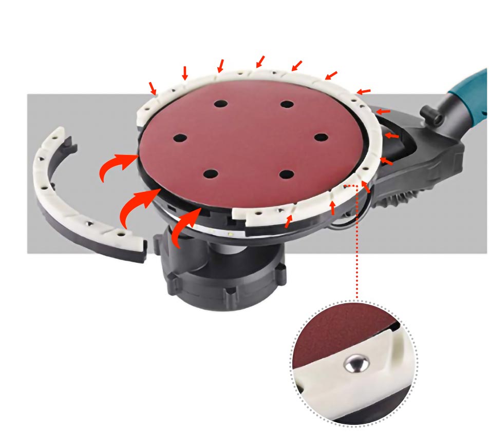 WESCO LIXADEIRA P/TETO/PAREDE WS4463K