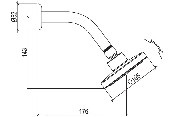 DUCHA FRIA LORENZETTI 7011 C-16