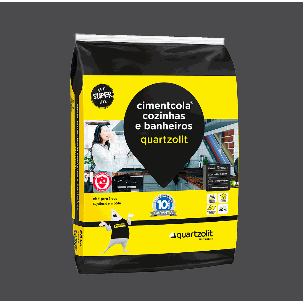 ARGAM QUARTZOLIT COZINHAS/BANHEIROS 20 KG IMPERMEAVEL
