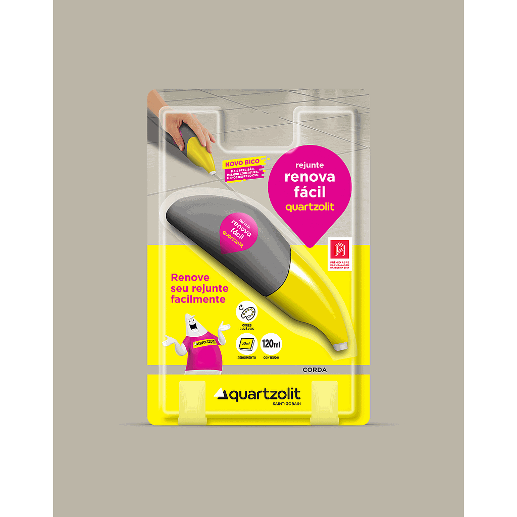 RENOVA FACIL REJUNTE QUARTZOLIT CORDA 120ML