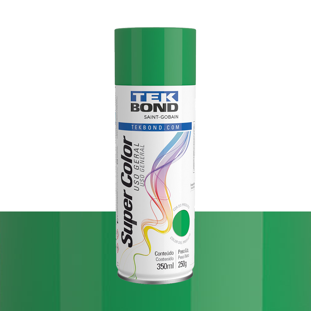 TINTA SPRAY TEK BOND VERDE 350ML/250GR