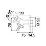TORNEIRA LORENZETTI 1153 C-30 JARDIM/TANQUE LOREN WAY