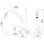 TORNEIRA LORENZETTI 1168 C-31 B. MOVEL PAREDE LORENFIT SLIM