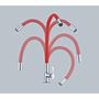 TORNEIRA LORENZETTI 1178 R-27 PIA FLEX RED PAREDE