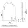 TORNEIRA LORENZETTI 1178 R-27 PIA FLEX RED PAREDE