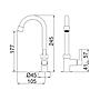 TORNEIRA LORENZETTI 1195 C-31 LAVAT. B/ALTA LORENFIT SLIM