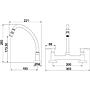 TORNEIRA LORENZETTI 1256 C-29 MISTURADOR PIA B. MOVEL MESA LOREN ONE