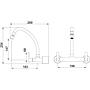 TORNEIRA LORENZETTI 1258 C-29 MISTURADOR PIA B. MOVEL PAREDE LOREN ONE