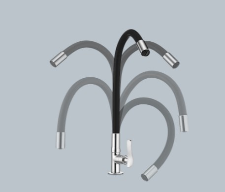 TORNEIRA LORENZETTI 1178 B-27 PIA FLEX BLACK PAREDE