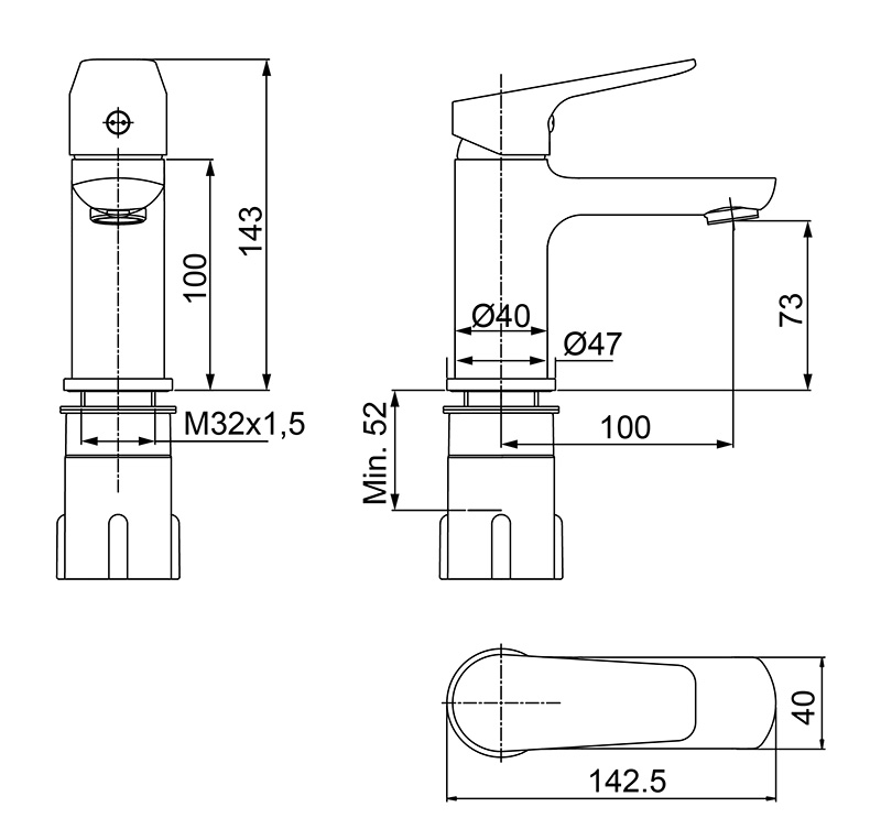 TORNEIRA LORENZETTI 2875 C-72 MISTURADOR LAVATORIO MONOCOMANDO LORENMIX