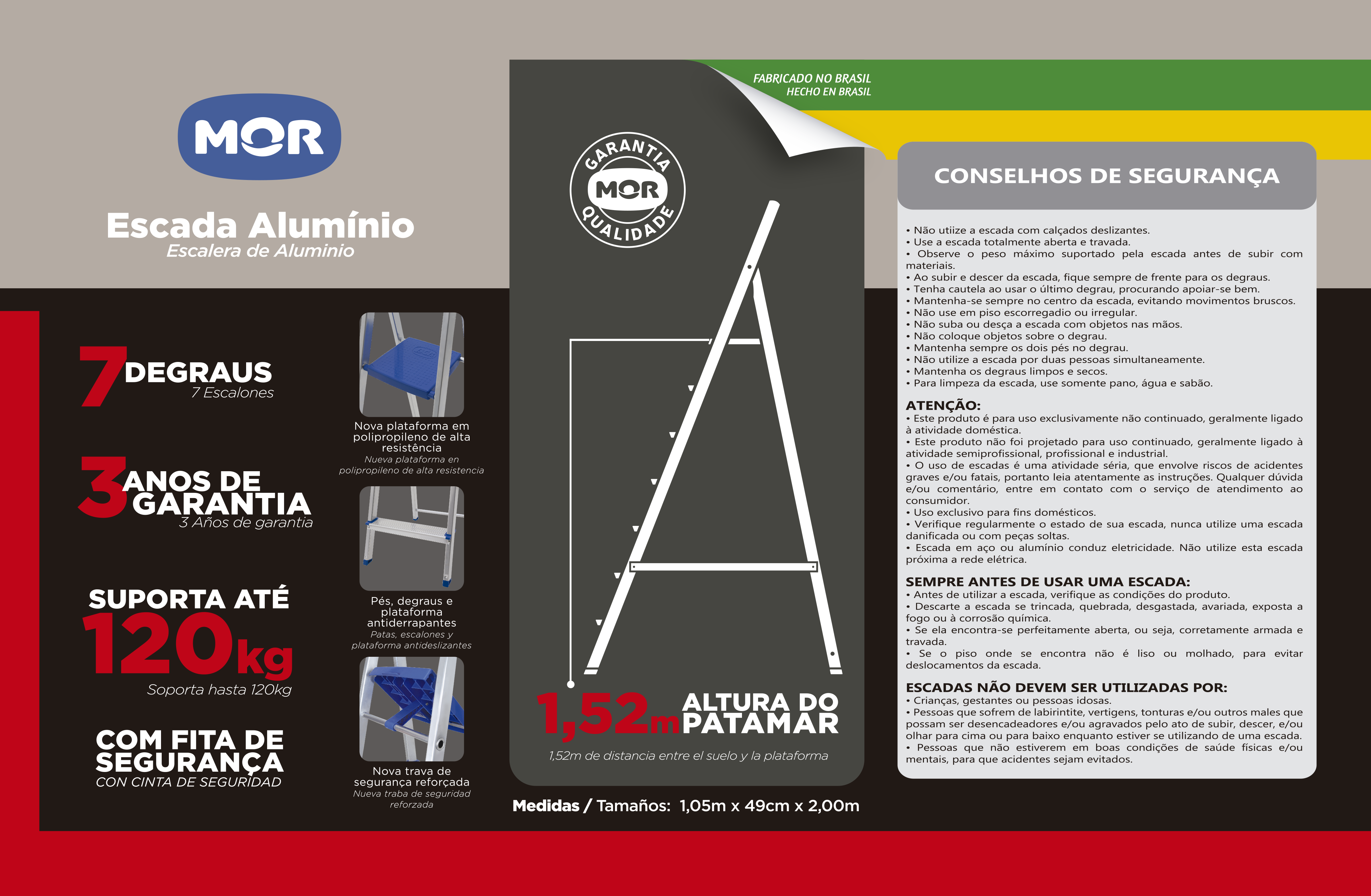 ESCADA ALUM. MOR DOM. 7 D