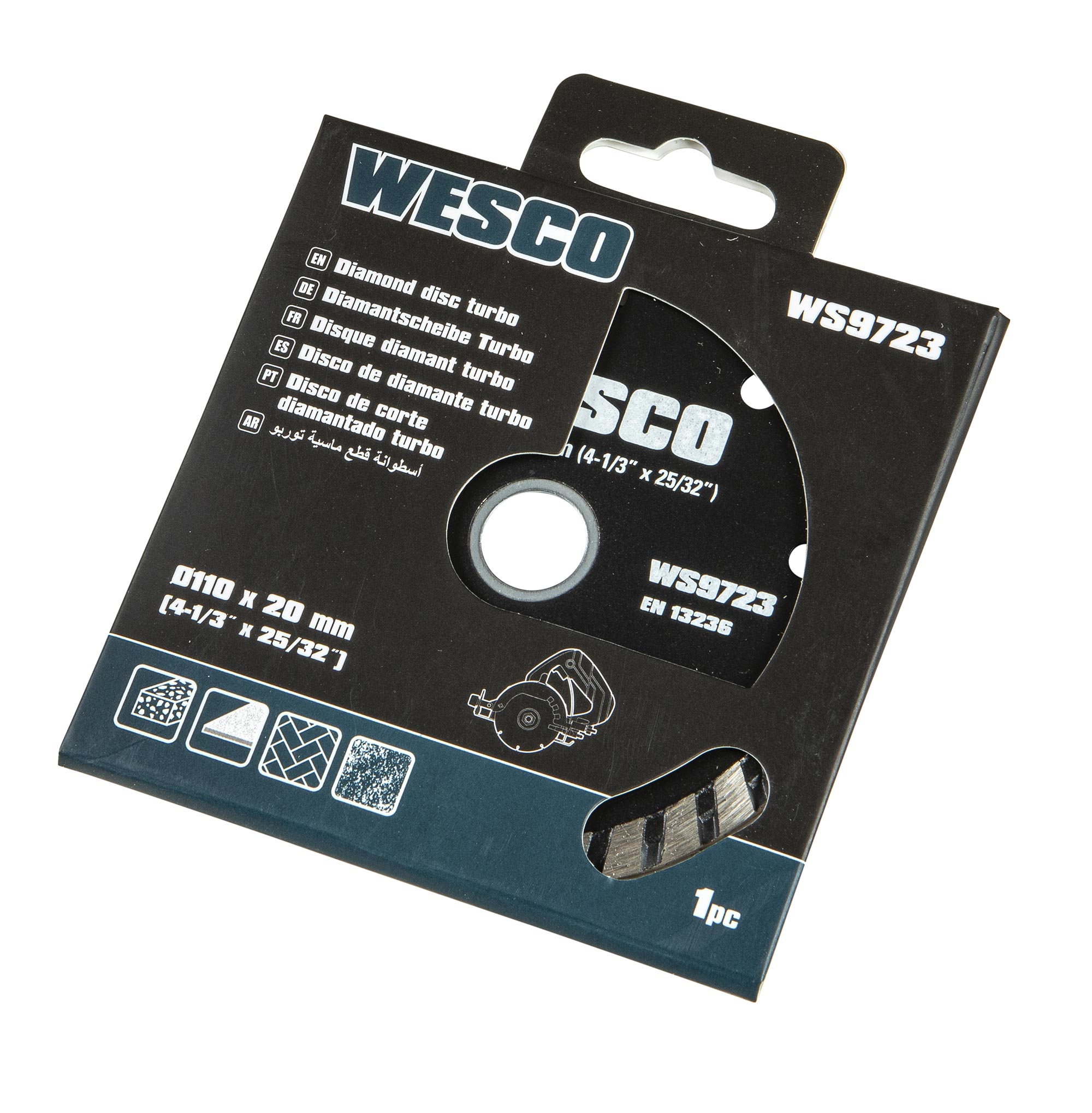 DISCO DIAM. WESCO TURBO WS9723
