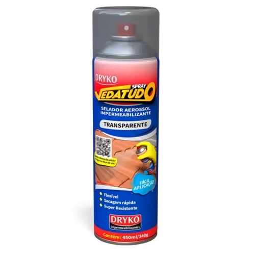 DRYKO SPRAY VEDATUDO TRANSPARENTE 400ML/235GR