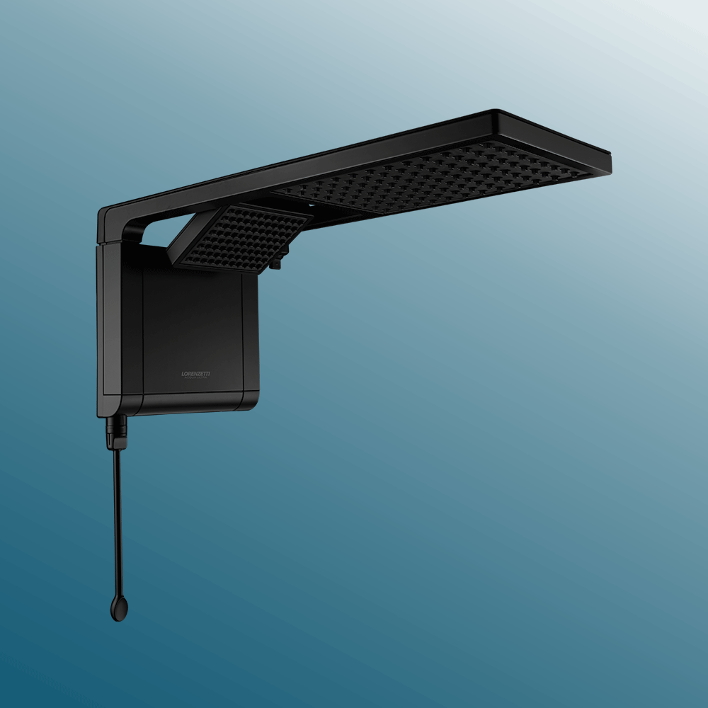 CHUVEIRO LORENZETTI ACQUA DUO PRETO FOSCO ULTRA ELETR. 220V 7800W