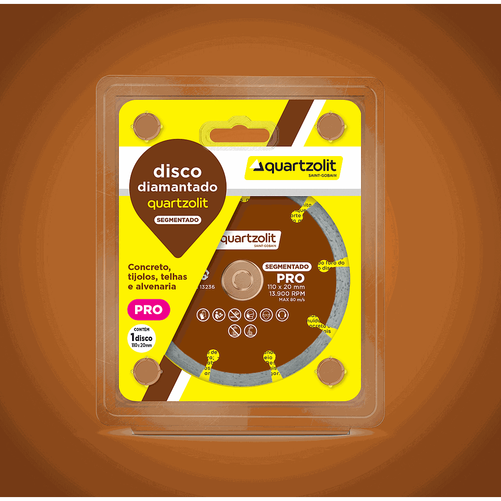 DISCO DIAM. QUARTZOLIT SEGMENTADO