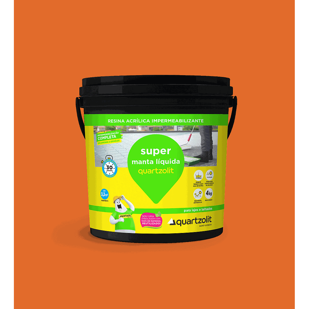 QUARTZOLIT SUPER MANTA LIQUIDA BRANCA  4KG