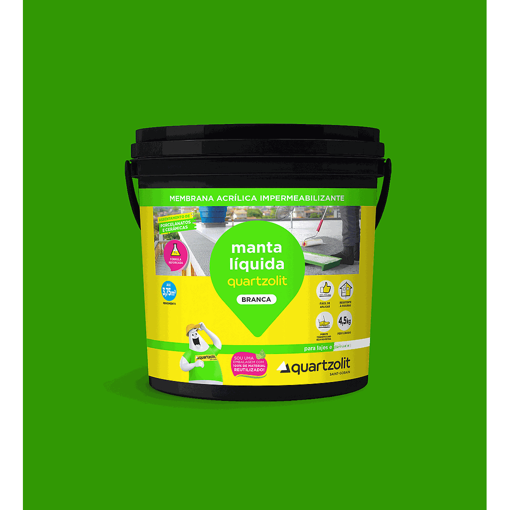 QUARTZOLIT MANTA LIQUIDA BRANCA  4,5KG