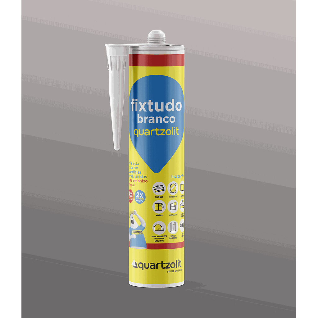 FIXTUDO QUARTZOLIT 400GR BRANCO