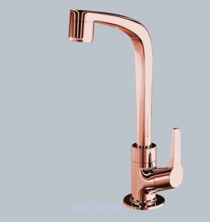 TORNEIRA LORENZETTI 1195 F-71 FLATT ROSE GOLD LAVATORIO