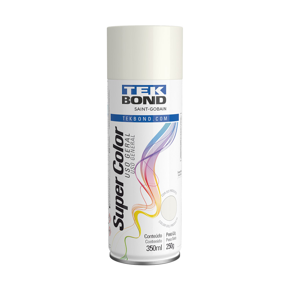 TINTA SPRAY TEK BOND BRANCO BRILHANTE 350ML/250GR
