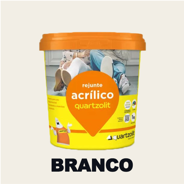 REJUNTE QUARTZOLIT (ACRILICO) BRANCO 1,0 KG