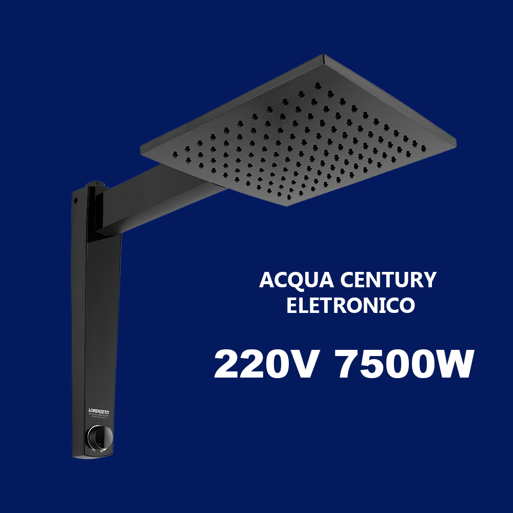 CHUVEIRO LORENZETTI ACQUA CENTURY ELETRONICO 220V 7500W