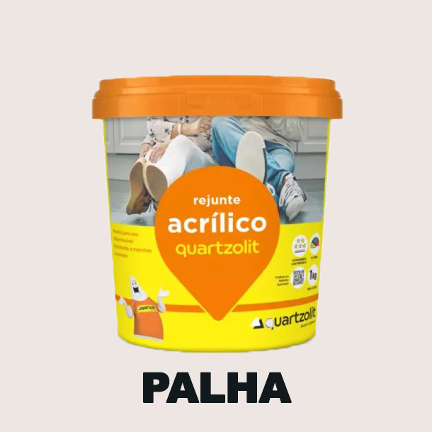 REJUNTE QUARTZOLIT (ACRILICO) PALHA 1,0 KG.
