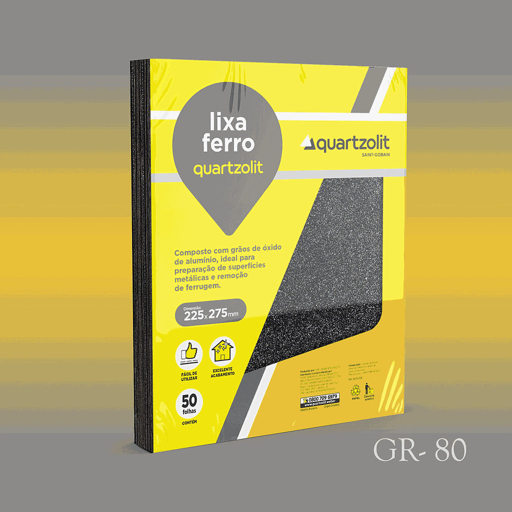 LIXA FERRO QUARTZOLIT GR- 80