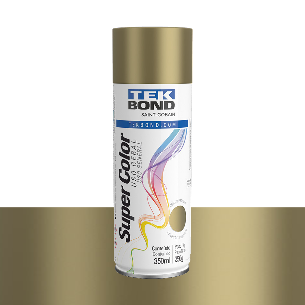 TINTA SPRAY TEK BOND DOURADO 350ML/250GR