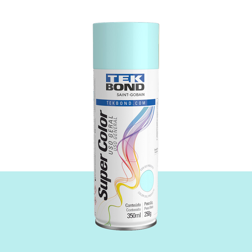 TINTA SPRAY TEK BOND AZUL CLARO 350ML/250GR