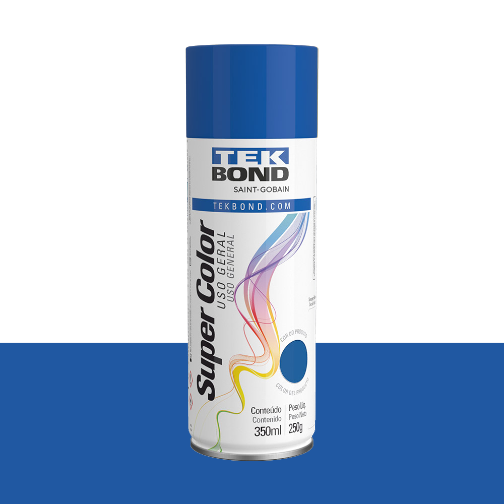 TINTA SPRAY TEK BOND AZUL 350ML/250GR