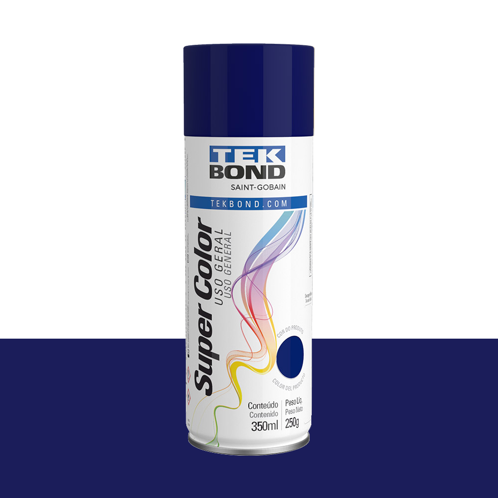 TINTA SPRAY TEK BOND AZUL ESCURO 350ML/250GR