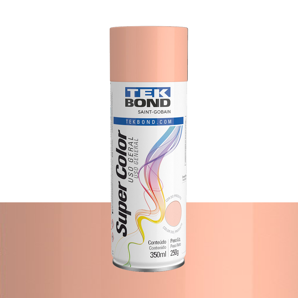 TINTA SPRAY TEK BOND ROSA 350ML/250GR